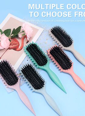 Salon Styling Curly Hair Styling Brush Curl Hair Brush for C
