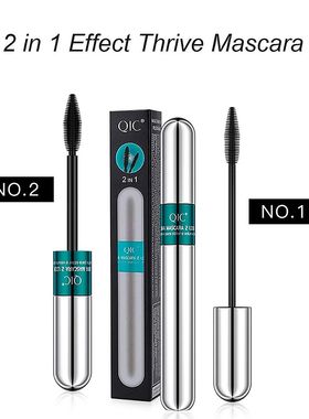 Double In-one Mascara Silk Fiber Mascara Waterproof Mascara