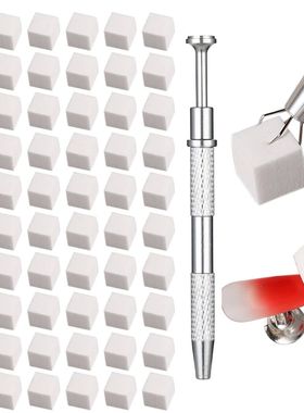 200/50PCS Nail Sponge Sponge with Grab Pen and Sponge Grab C