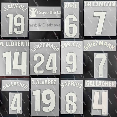 马竞2526赛季二客印字 正品 欧冠西甲 格里兹曼阿尔瓦雷斯TPT官方