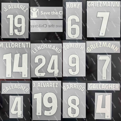 马竞2526二客印字正品阿尔瓦雷斯