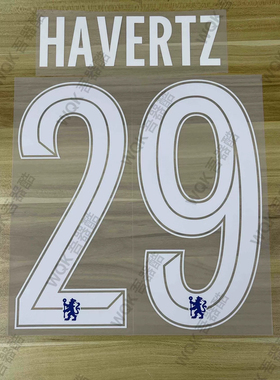 英超切尔西2223赛季主场杯赛印字 蓝色队徽 多选 哈弗茨 Elms正版