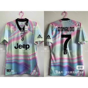 全新欧码 意甲尤文图斯1819赛季 正品 连C罗字 EA0472 四客EA联名衫