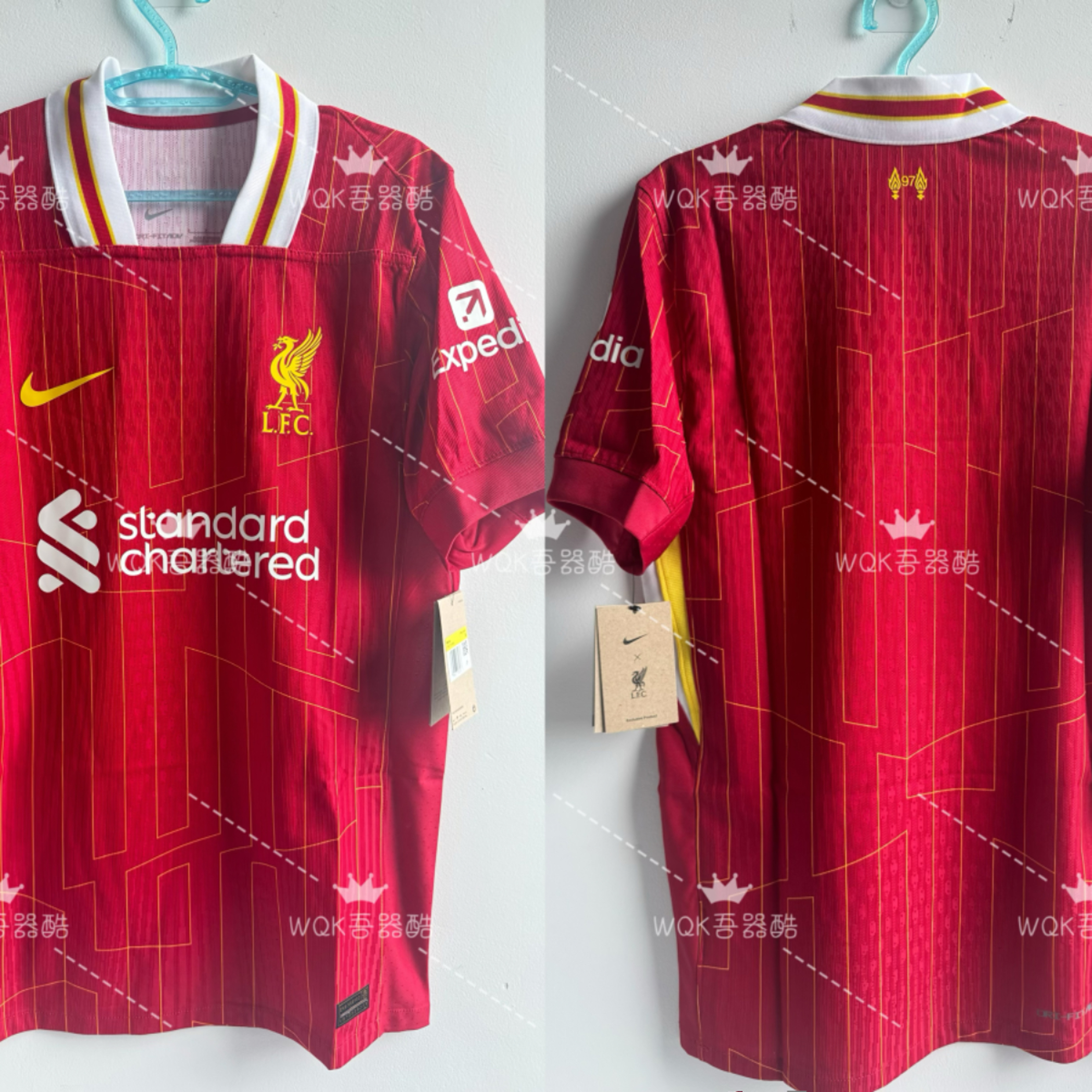利物浦2425主场球迷版正版吊牌