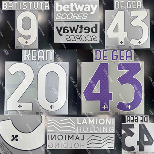 意甲佛罗伦萨2425赛季主场印字 联名款通用 德赫亚 正版Deko 广告