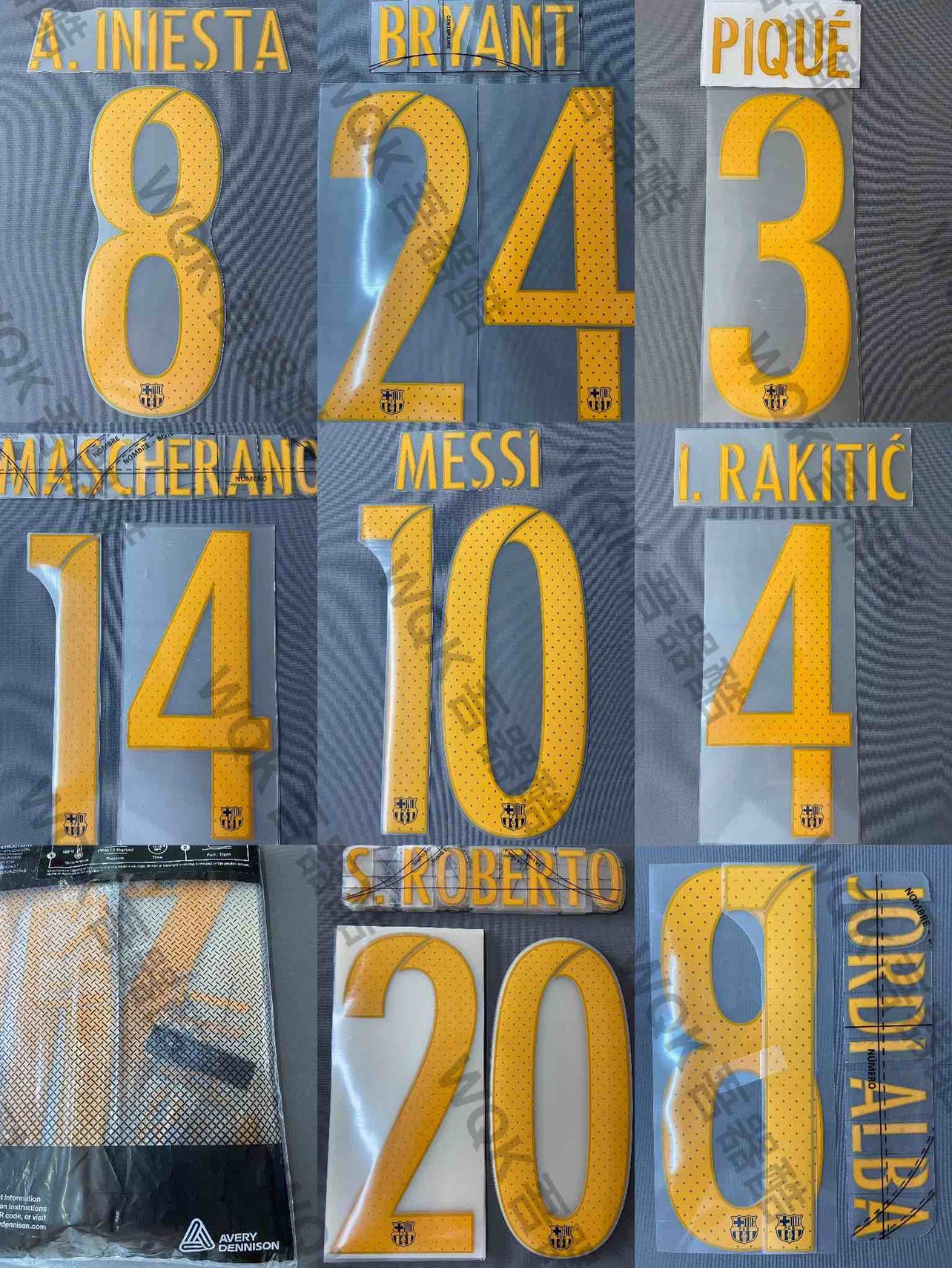 巴塞罗那1617主场球员版印字梅西