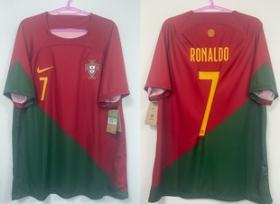 葡萄牙2022世界杯主场球迷版连7号Ronaldo 全新带吊牌 DN0692-628
