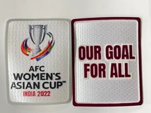 亚足联2022女足亚洲杯通用臂章 中国女足夺冠款 正版原装 JLSport