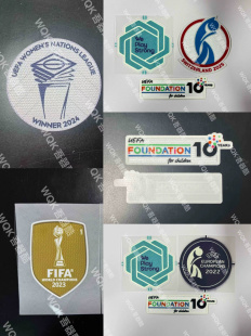 女足欧洲杯2025臂章合集 西班牙德国荷兰法国 英格兰卫冕Spid正版
