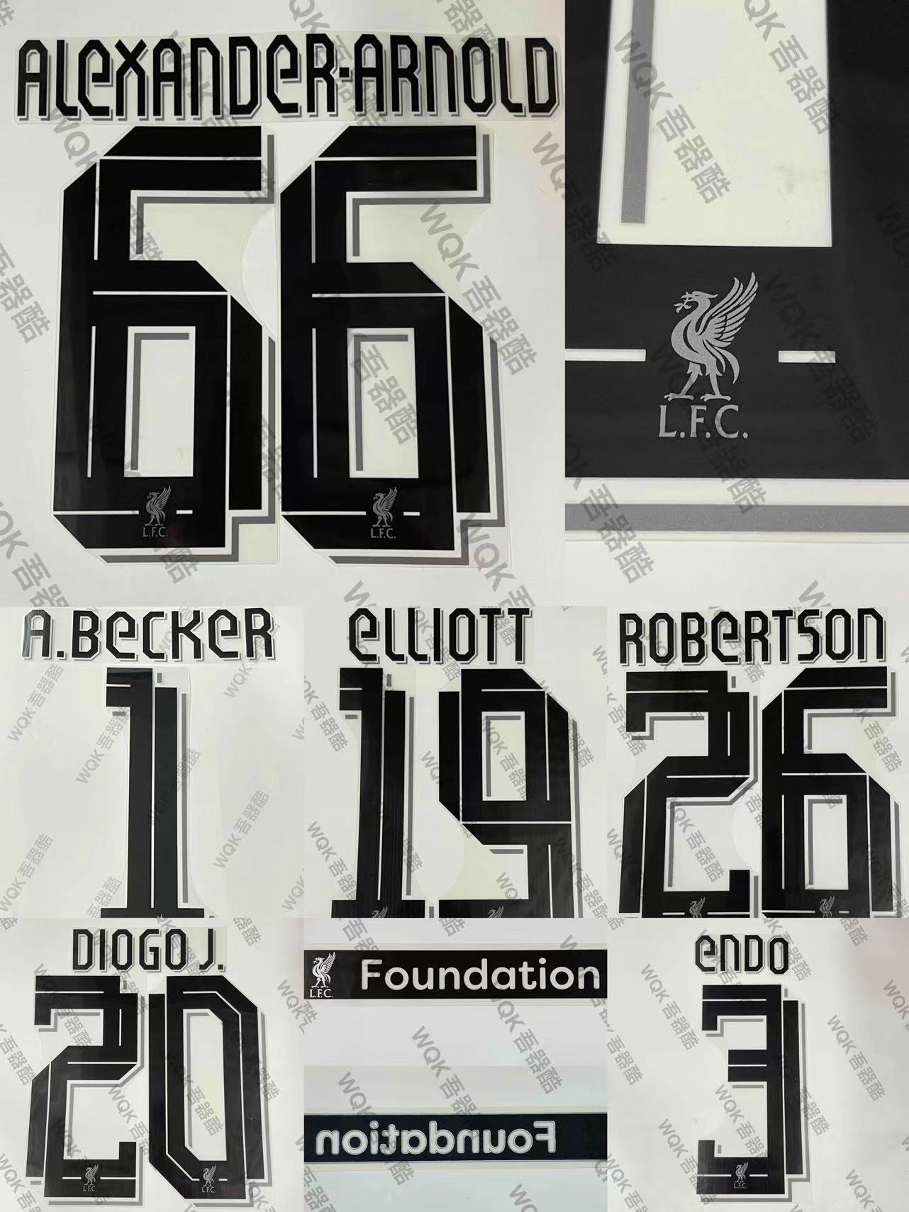 利物浦2526印字欧冠正品伊萨克等