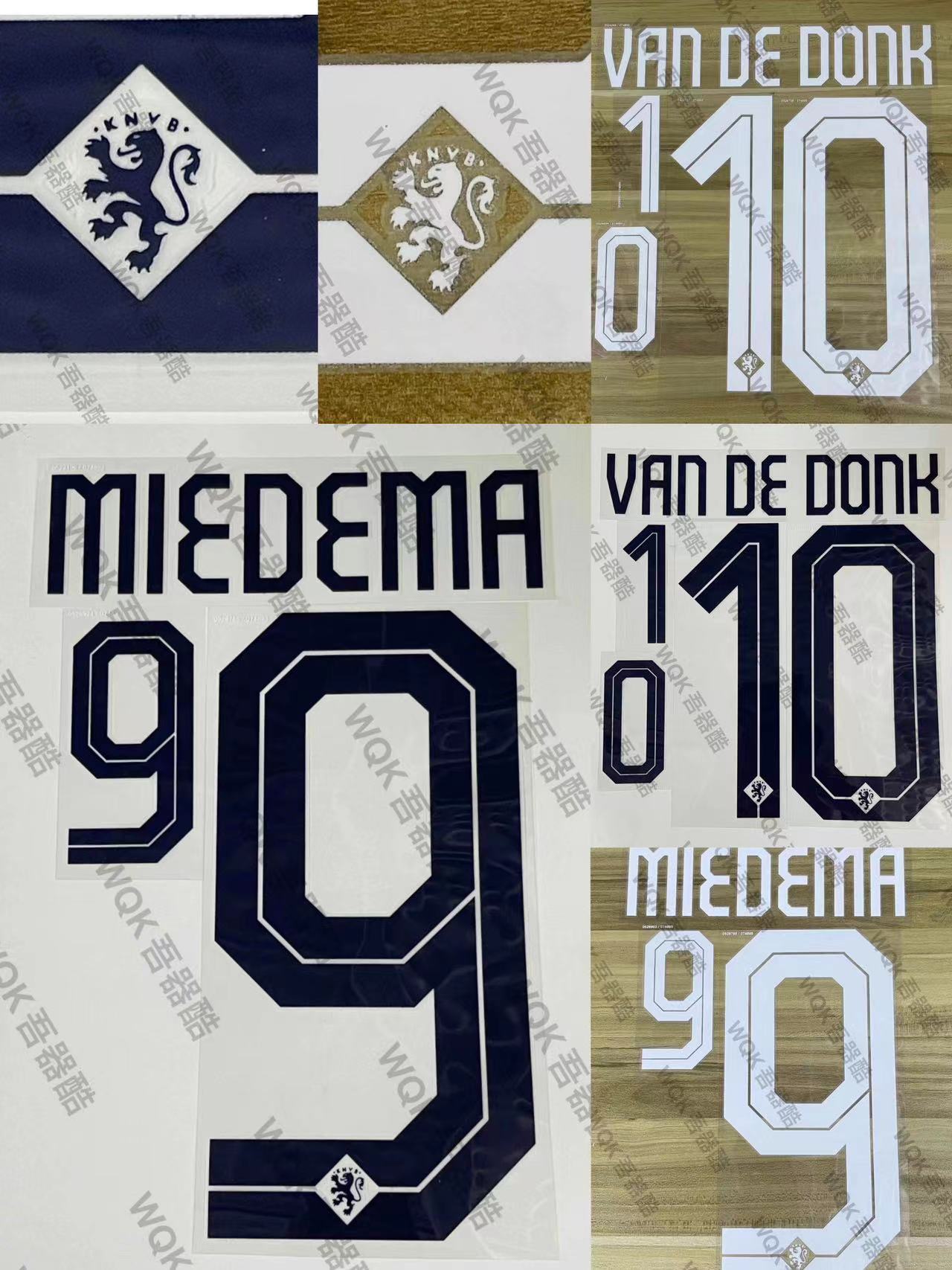 荷兰女足2023世界杯主场客场印字 内有多选 米德玛范德东克 官方