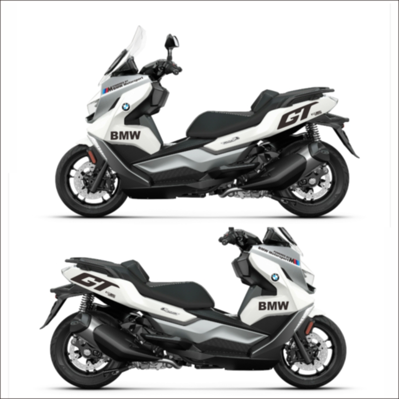 适用于宝马C400GT贴纸 个性车身贴花 踏板装饰拉花版画 防水镂空