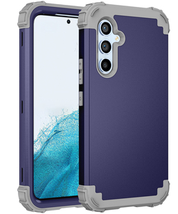 欧美军工铠甲加厚硅胶手机壳适用三星A54全部防摔S23ultra软胶硬壳S22 三合一磨砂外壳S21保护套双面防摔