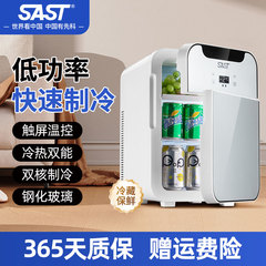 SAST车载迷你小冰箱车家两用mini小型美妆母乳冷藏学生宿舍单人用