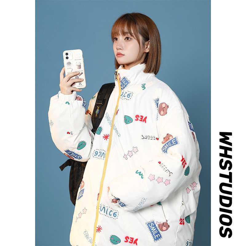 2023年冬季两面穿小熊立领棉衣XZ415-MY06-P99特P主推差价大图片