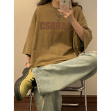 2023年夏季新款美式复古蜡染圆领印花短袖T恤XZ415-DT203-P38，男装T恤，星座416