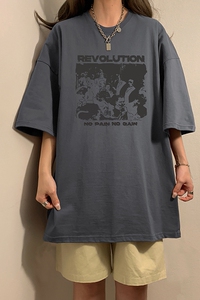 2024年夏季新款圆领美式印花短袖T恤XZ416-DT2028-P30图片