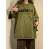 2023年夏季新款美式复古蜡染圆领印花短袖T恤XZ415-DT203-P38，男装T恤，星座416