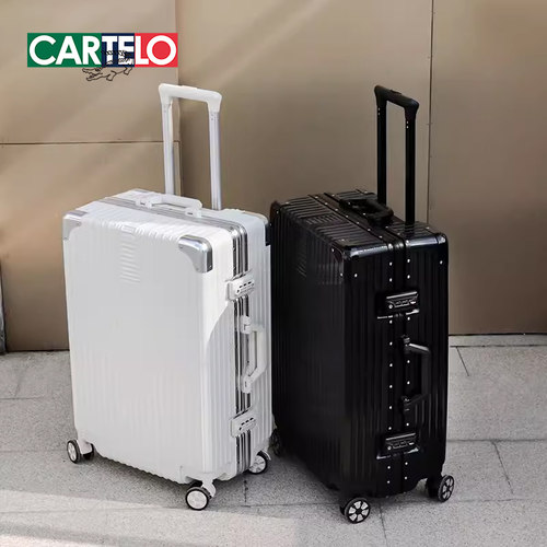 卡帝乐鳄鱼万向轮经典时尚拉杆箱