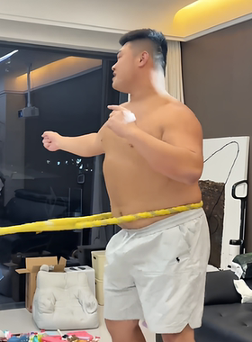 呼啦圈瘦肚子神器软弹簧可拆卸家用减肥燃脂收腹健身美腰