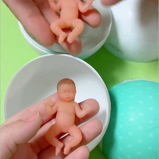 惊喜蛋玩具奇趣蛋盲盒树脂手心娃娃指尖雕刻儿童收藏工艺品