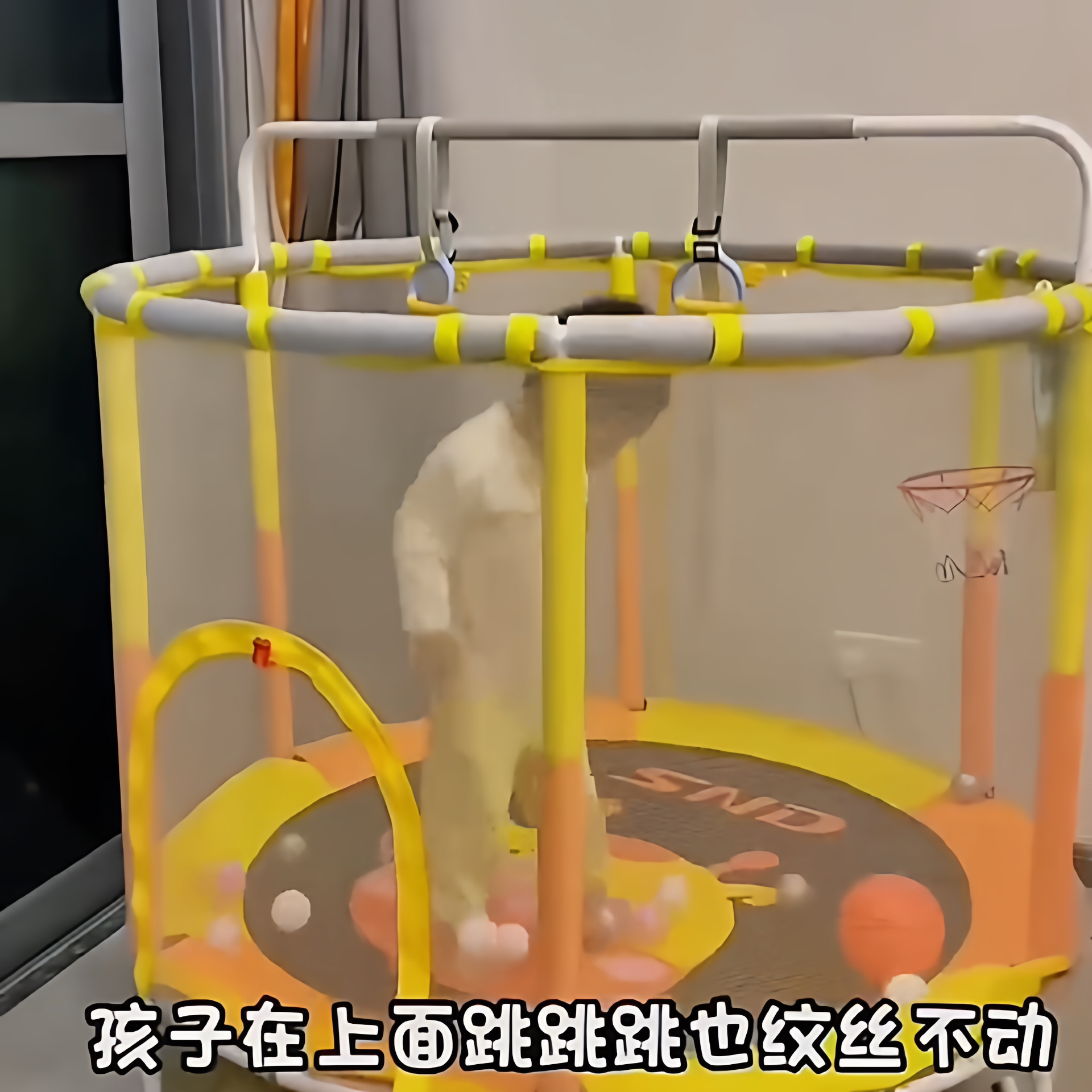 儿童蹦蹦床家用小型可折叠室内跳跳床宝宝运动弹跳床防护健身