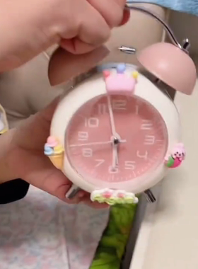 闹钟学生专用2025新款8-16岁儿童起床颜值可爱女孩学习自律智能钟