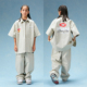 童装 儿童街舞演出服套装 酷帅嘻哈hiphop男童街舞潮服宽松衬衫