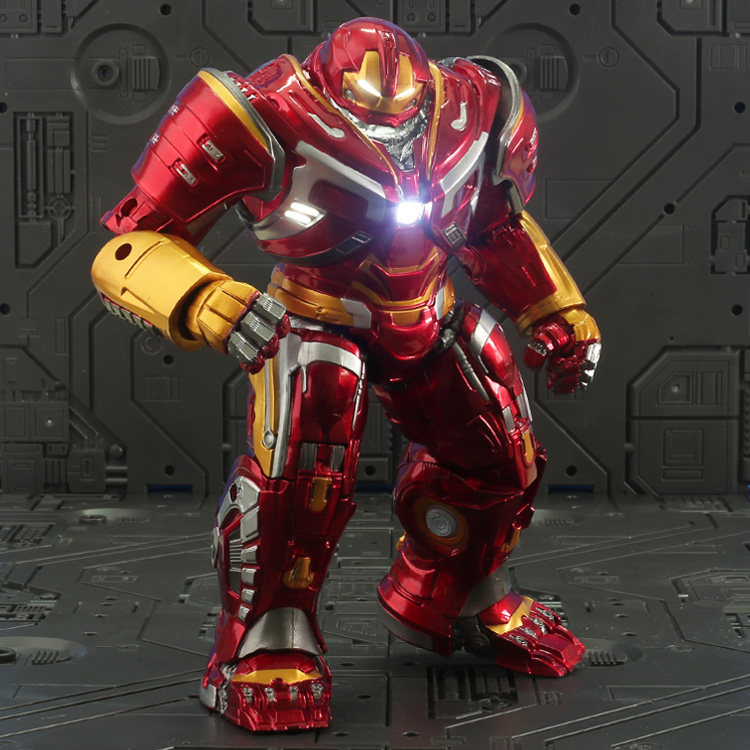 正版漫威复仇者联盟4可发反浩克手办装甲摆件关节可动光模型中动