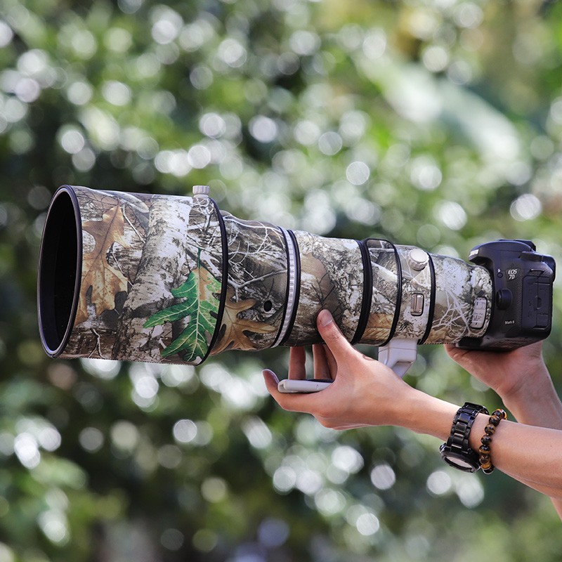 适用佳能EF400mmF2.8L IS II428二代定焦长焦镜头迷彩炮衣保护套