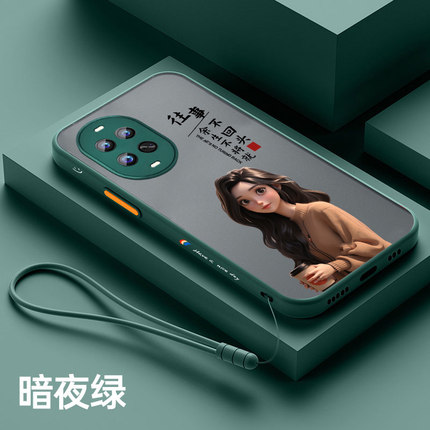 适用华为nova14手机壳防摔14Pro全包软边潮牌情侣款NOVA磨砂半透明14ultra超薄新款保护套nova13高级创意外壳