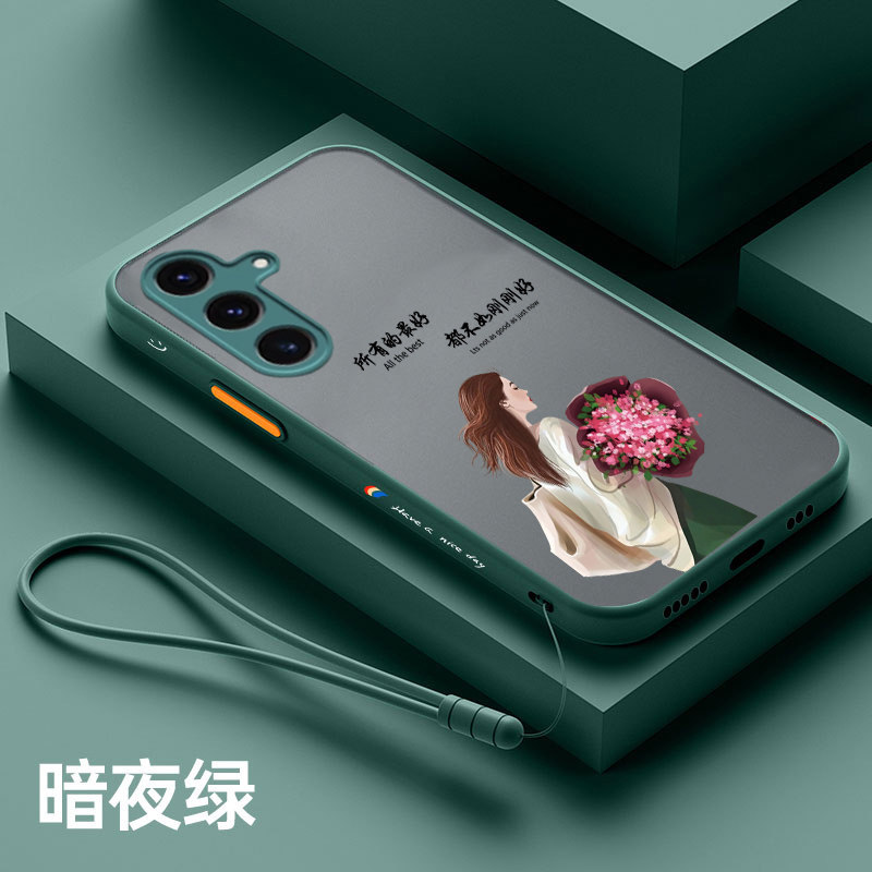 适用三星s25ultra手机壳新款透明Galaxy s25保护套磨砂s25+全包防摔s24网红男女款s24+创意潮牌外壳ultra时尚