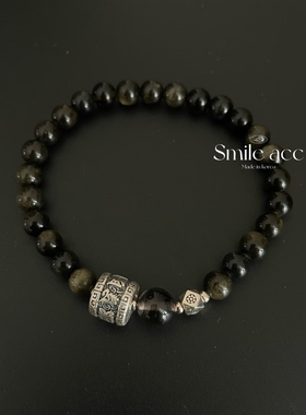 韩国东大门新款纯银转运珠串珠手链女ins小众设计感高级轻奢手链