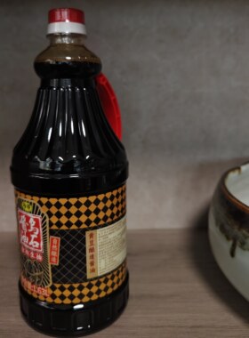 乌石酱油特级黄豆头抽头道酱油非遗文化（纯天晒）1.63L