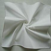 女士全棉纯棉手绢刺绣手绘扎染方巾白色 手帕男士 正品 细斜纹柔软款