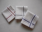 女士纯棉全棉手绢擦嘴擦汗薄款 方巾40厘米 老式 手帕男士 包邮 三条装