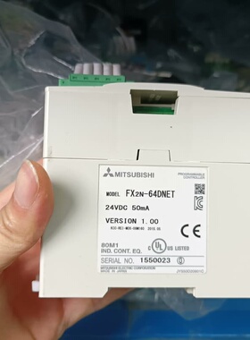 三菱PLC模块FX2N-64DNET，成色如图，功能包好，测--议价商品