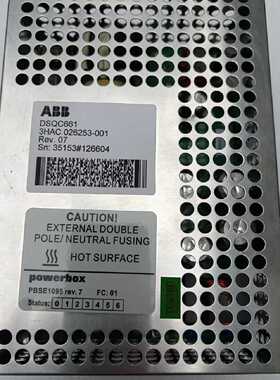 议价--ABB机器人电源模块DSQC661，型号3HAC 02625