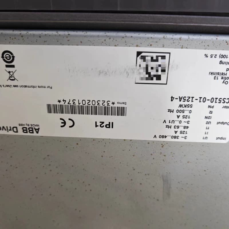 ABB变频器,型号ACS510-01-125A-4,55KW--议价商品