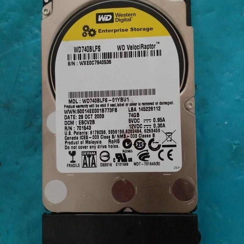 WD 西数迅猛龙 WD740BLFS 74G 工业专用硬盘,--议价商品