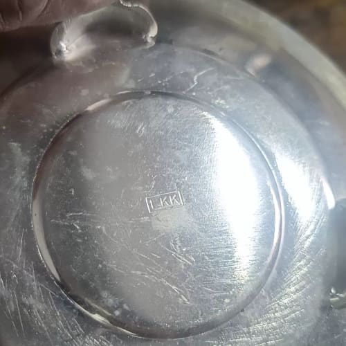 国外回流铜渡银盘子--议价商品