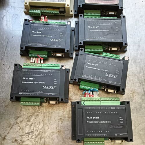 PLC编程控制器，FX1N-24MT 22MT二手--议价商品