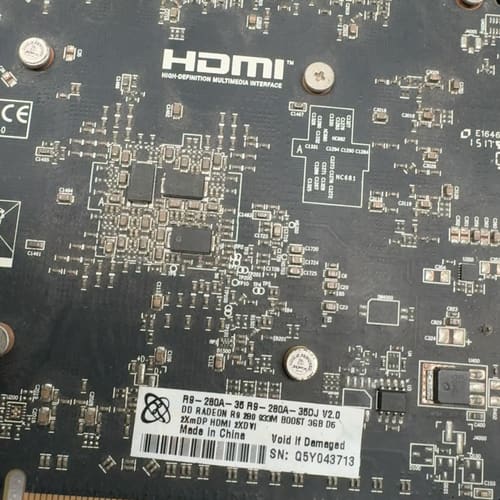 出2片 拆机 R9-280 3G显卡。--议价商品