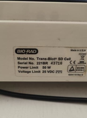 伯乐 Trans-blot SD 半干转印电泳槽 成色如图懂--议价商品