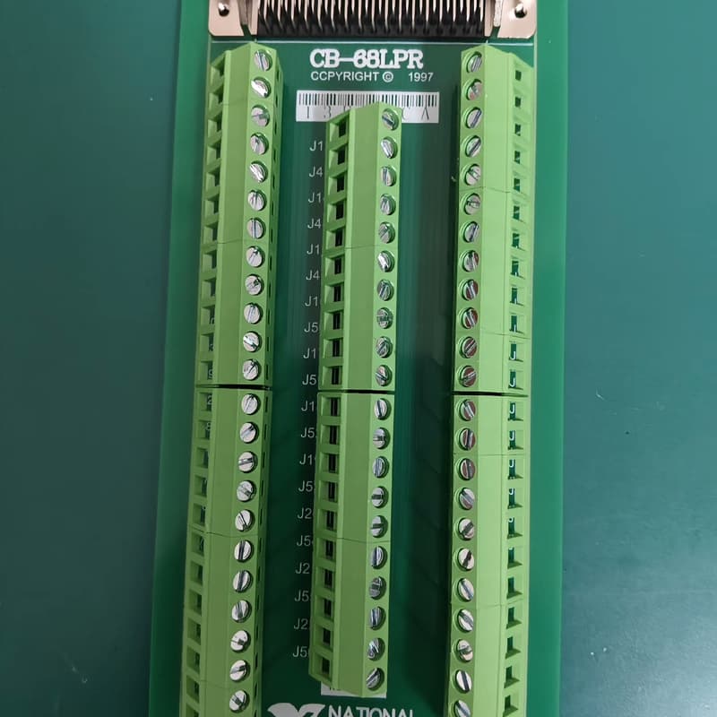 美国原装正品NI CB-68LPR接线板,绿色PCB,成色几--议价商品