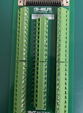 美国原装正品NI CB-68LPR接线板，绿色PCB，成色几--议价商品