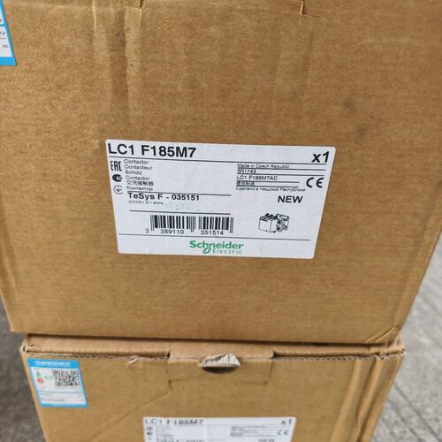 施耐德LC1F185M7交流接触器，TeSys F系列，全新--议价商品