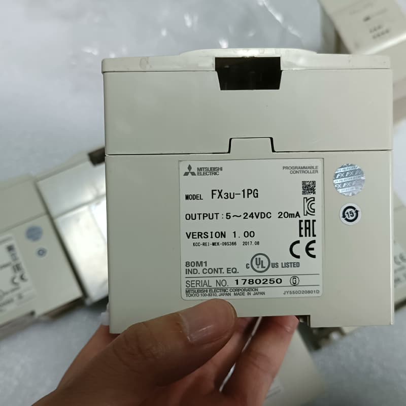 三菱PLC扩展模块FX3U-1PG，二手拆机件，成色如图89--议价商品