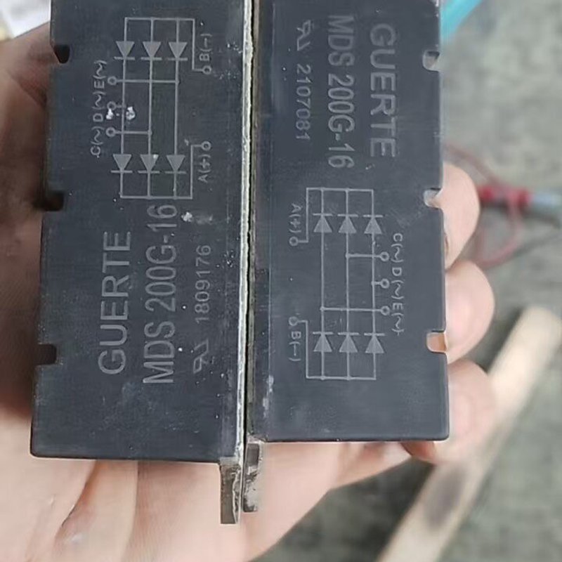MDS200G-16三相整流桥模块,原装拆机件,成色还可以,--议价商品