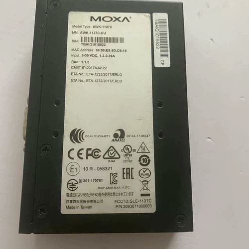 摩莎MOXA AWK-1137C-EU 工业级无线客户端路由--议价商品